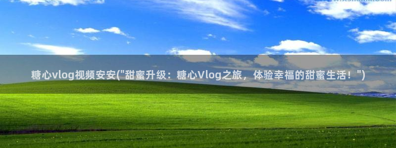糖心vlog哪里下载