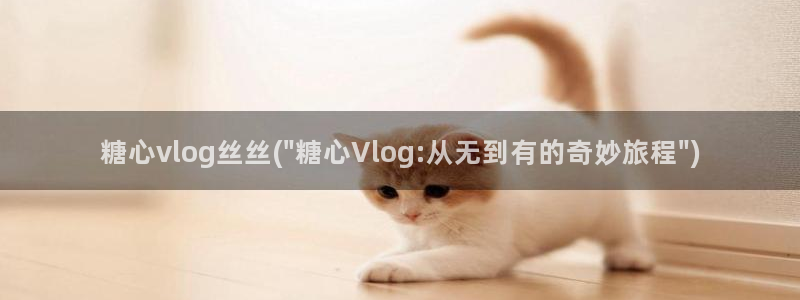 糖心vlog官网版下载：糖心vlog丝丝
