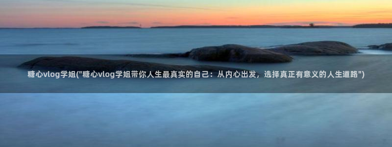 糖心少女vlog酱：糖心vlog学姐(\